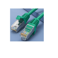 秋叶原(CHOSEAL)超五类双屏蔽网线 CAT5e类百兆高速 工程家用电脑宽带成品跳线网络连接线 10米 QS2613XT10J