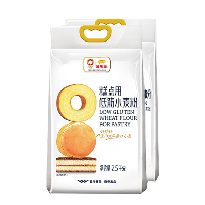 金龙鱼 蛋糕粉 糕点用低筋小麦粉2.5kg*2