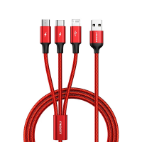 品胜数据线三合一苹果Type-c安卓手机车载充电线快充 适用iPhone16/15/14小米oppo/vivo华为