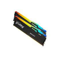 金士顿(Kingston)FURY 16GB(8G×2)套装 DDR5 5600 台式机内存条 RGB灯条 骇客神条