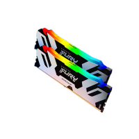 金士顿(Kingston)FURY 32GB(16G×2)套装 DDR5 6800 台式机内存条 RGB灯条 骇客神条