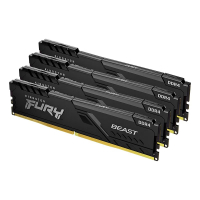 金士顿(Kingston)FURY 64GB(16G×4)套装 DDR4 3600 台式机内存条 Beast野兽系列
