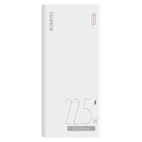 罗马仕sense6 22.5W超级快充20000毫安时充电宝+30W双口氮化镓苹果15充电器套装PD20W米白