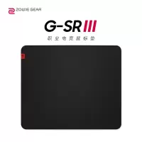卓威奇亞(ZOWIE GEAR) G-SR III 细面鼠标垫 电竞鼠标垫 游戏鼠标垫 黑色 电竞桌垫gsr升级款