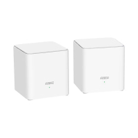 Tenda腾达 全屋WiFi6子母路由器 AX1500千兆双频 Mesh组网无线穿墙王 别墅大户型覆盖套装 EM3两只装