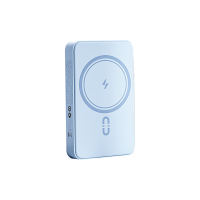 罗马仕苹果Magsafe磁吸无线充电宝 30W苹果15迷你快充1万毫安迷你便携 适用于苹果15/14/13手机 远峰蓝