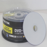 錸德(RITEK)DVD-R档案级光盘16速4.7G可打印 空白光盘/光碟/刻录盘 桶装50片