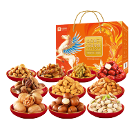 良品铺子 坚果礼盒 坚果炒货大礼包 团购福利 铂金礼 1540g