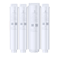 小米家用净水器400G厨下式对应的滤芯 4个滤芯一套