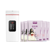 迷你烧水保温杯+暖贴 紫色20片