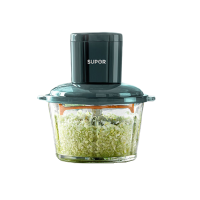 苏泊尔(SUPOR) 花样速搅 辅食 易洗实心短轴 双层四刃精钢刀锋 绞肉机 JRD05-U