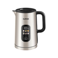 苏泊尔(SUPOR) 电水壶电热水壶双层保温防烫彩钢外壳大屏显温带无缝316L不锈钢电烧水壶 SW-15S02FQ