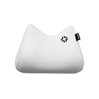 TITA 记忆棉汽车头枕车用护颈枕座椅头靠 通用 [白喵头枕]可松紧调节1个 TITA -2316