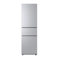 美的(Midea) 220L 三门小型风冷无霜 租房宿舍家用三门三温冰箱 冷冻冷藏两用 BCD-220TM