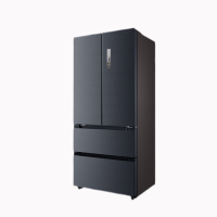 美的(Midea) 508升家用电冰箱一级能效法式多门四开门双系统双循环多门 BCD-508WTPZM(E) 莫兰迪灰