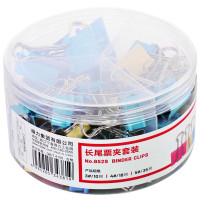 得力8529多规格长尾夹票夹套装 单位:盒