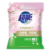 超能 洗衣粉 3.4斤多彩芸柔 低泡易漂 樱花香 天然皂粒
