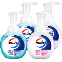 威露士泡沫抑菌洗手液套装健康225ml*2+滋润225ml*2 杀菌99.9%洗护手