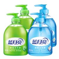 蓝月亮泡沫丰富洗手液芦荟500g瓶*2+清爽洗手液500g瓶*2