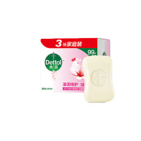 滴露(Dettol)健康香皂115g滋润倍护3块装 除螨抑菌99%