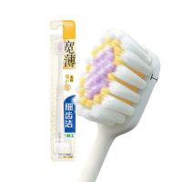 狮王(Lion)细齿洁宽薄椰护龈软毛宽头国产成人牙刷1支缓解敏感呵护牙龈 1支装
