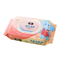 洁柔婴儿湿巾 亲肤80片 宝宝手口柔湿巾新生手口babyFace湿纸巾