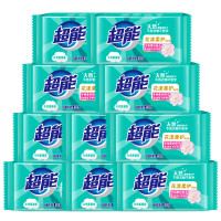 超能 透明皂260g*10块/洗衣皂/肥皂(花漾柔护)衣领袖口快速去渍