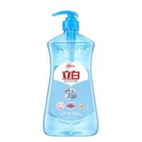 立白洗洁精盐洁除菌去油小蓝瓶中性温和洗洁精家用学生宿舍食堂用 盐洁除菌洗洁精1.1kg 2瓶
