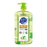 超能柠檬护手洗洁精1.5kg*2 加浓 快速去油污 可直接清洗水果宝宝餐具