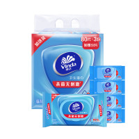 维达(Vinda)杀菌湿巾272片(80片*3包+8片*4包) 组合装 不含酒精 杀菌率99.9%