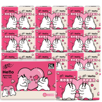 清风hello有香印花手帕纸4层 6张*24包 湿水不易破 纸巾加厚 迷你便携