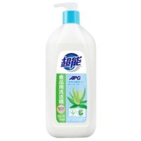 超能洗洁精APG食品级用1.1kg大瓶装家用厨房去油污组合装实惠装 1.1kg*2瓶