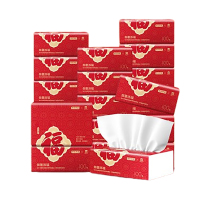 京东京造x故宫宫廷文化支持 羽柔抽纸3层100抽20包M码纸巾卫生纸整箱