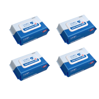 京东京造杀菌医护级湿纸巾80片*4包(320片)杀菌率99.9% 卫生湿巾