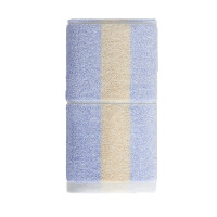 洁玉浴巾350gA类竹纤维洗澡巾竹棉混纺男女居家澡巾 68*138 蓝