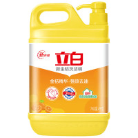 立白 金桔洗洁精 食品用除味去油去腥 4kg/桶