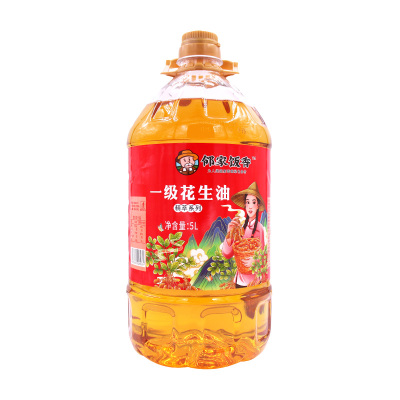 邻家饭香 物理压榨一级浓香花生油 5L/桶 (单位:袋)