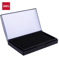 得力9864快干印台(黑)2个