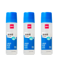 得力7303液体胶(无色)(125ml/瓶)12瓶/盒