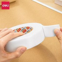 得力30412EVA泡棉双面胶带24mm*5y*2.5mm(白)(1卷/袋)12袋/盒