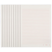 得力3433-1信稿纸(单线)(包)3包