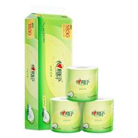 心相印 茶语丝享 183克10粒装四层茶叶压花卷筒卫生纸 BT2010(提装)