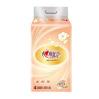 心相印 抽纸经典系列120抽三层塑装纸面巾 DT24200(4包装)