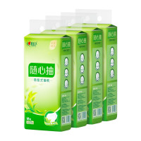 心相印(Mind Act Upon Mind)DT10320 茶语精选320抽4提四层悬挂式提装面巾纸(单位:箱)