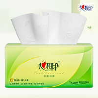 心相印抽纸DT15130(箱装 心相印茶语丝享 系列130抽 三层装纸 24包1箱