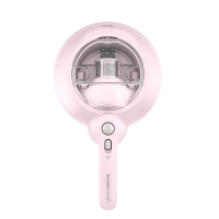 美的(Midea)除螨仪 手持家用大吸力除螨机 UV-C杀菌除螨吸尘神器 冰莹粉MT3