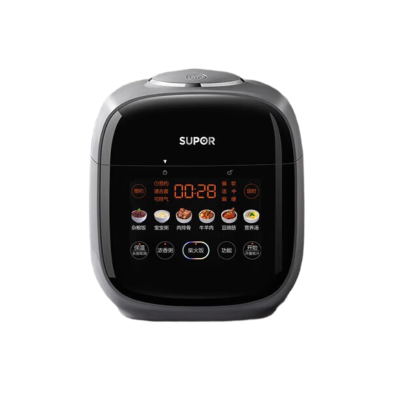苏泊尔(SUPOR) 电压力锅家用小型2.3L精巧容量双球釜内胆开盖收汁智能预约高压锅压力锅 SY-23FC39Q