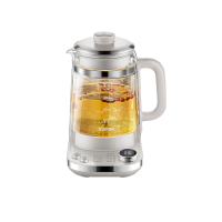 苏泊尔(SUPOR) 搅拌养生壶1.5L双层壶体防烫保温煮茶器316L不锈钢可视温度煮茶壶 SW-15Y09