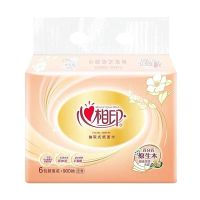 心相印 抽纸 经典150抽三层塑装*6包 DT26200(提装)