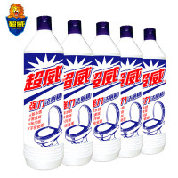 超威 强力洁厕精 500g 5瓶 马桶清洁剂强力去污洁厕剂